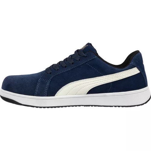 Puma iconic suede navy low S1PL esd FO HRO SR munkavédelmi cipő (43)