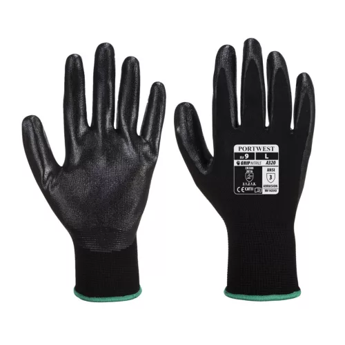 Portwest A320 nylon nitrilhab tenyérmártott keszyű (11/xxL) munkavédelmi kesztyű