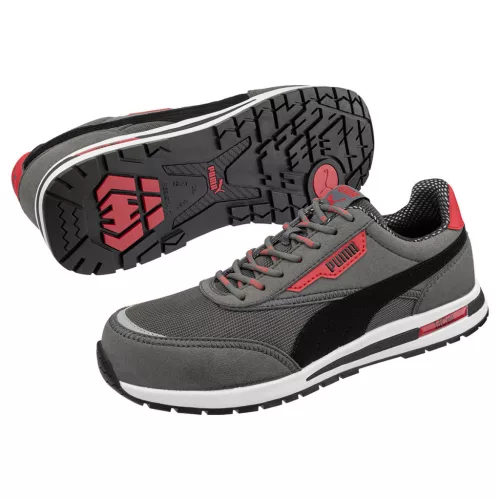 Puma Rider Grey Low S1PS ESD FO HRO SR munkavédelmi cipő (42)