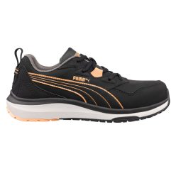   Puma Stepper BLK/Peach Low S3S ESD HRO SR női munkavédelmi cipő (42)