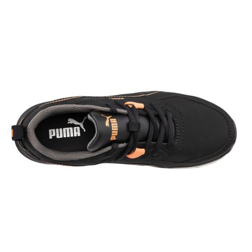 Puma Stepper BLK/Peach Low S3S ESD HRO SR női munkavédelmi cipő (42)
