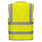C375 -  Hi-Vis zippzáras mellény (3XL)