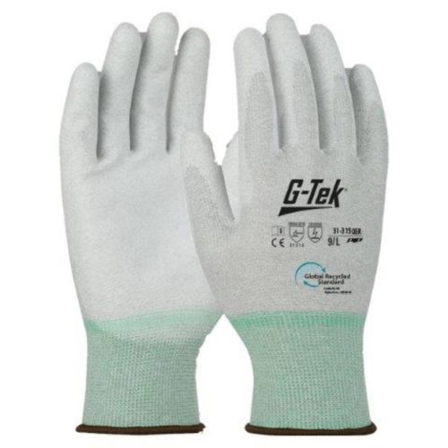 G-TEK 3RX 13G kötött, PU mártott munkavédelmi kesztyű (09/L)