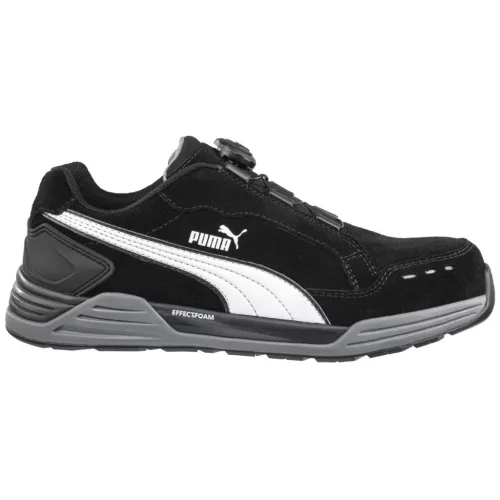 Puma airtwist black disc low S3S esd FO HRO SR munkavédelmi cipő (45)