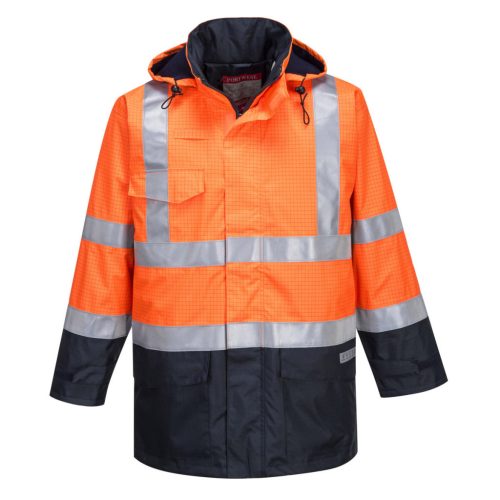 S779 - Hi-Vis Multi Protection antisztatikus és lángálló kabát (XL)