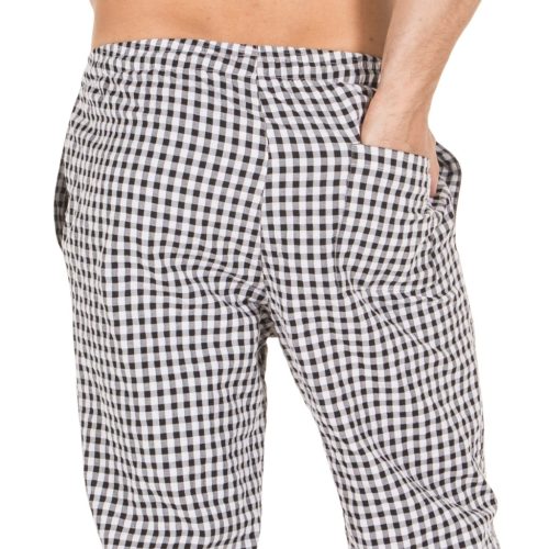 GARYS - unisex kockás séfnadrág (XL)