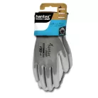 HANTEX PXP-G kötött poliészter, PU tenyérmártott munkavédelmi kesztyű (2pár) - bliszteres (09/L)