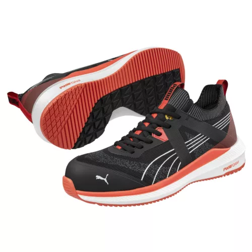 Puma Turbo BLK/Red S1PS ESD FO HRO SR munkavédelmi cipő (46)