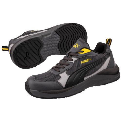 Puma Shift Grey/Yellow Low S1PS HRO SR munkavédelmi cipő (42)