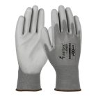 HANTEX PXP-G kötött poliészter, PU tenyérmártott munkavédelmi kesztyű (2pár) - bliszteres (08/M)