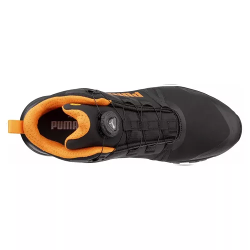 Puma KANYON Blk/Orange DISC Mid S3S ESD FO HRO SR munkavédelmi bakancs