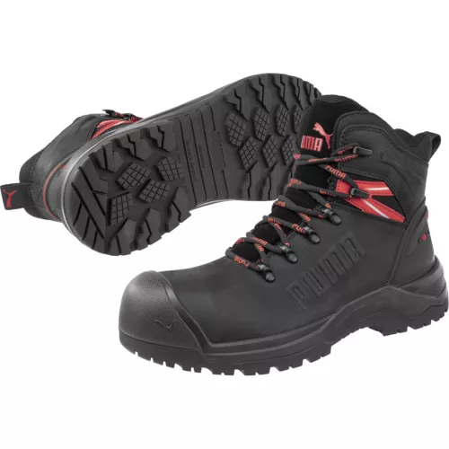 Puma iron hd blk mid S3S FO lg CI SR munkavédelmi bakancs (47)