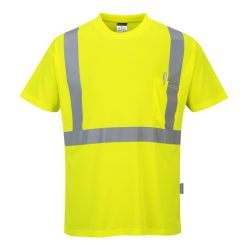 S190 - HiVis póló zsebbel (5XL)