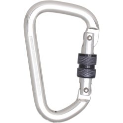   Kratos alumínium csavaros reteszelő karabiner 22,5mm nyílással