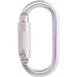   Kratos acél karabiner, negyedfordulatos zárral, 16mm nyitótávolsággal