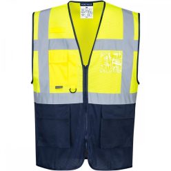 C377 - Hi-Vis kéttónusú MeshAir Executive mellény (XXL)