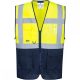 C377 - Hi-Vis kéttónusú MeshAir Executive mellény (XXL)