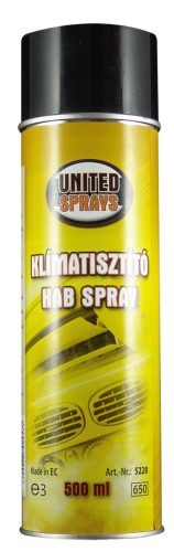 United Klímatisztító hab spray 500 ml 