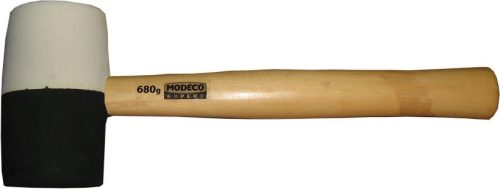 Modeco gumikalapács 900gr.fehér-fekete