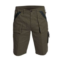 Munkavédelmi nadrág Max barna-fekete rövid