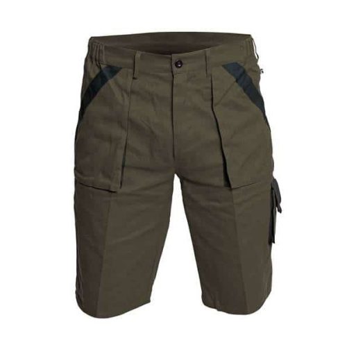 Munkavédelmi nadrág Max barna-fekete rövid