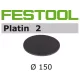 Csiszolópapír, STF D150/0 S1000 PL2 15X