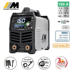 NO STOP 3,25  LCD hegesztő inverter (MMA)