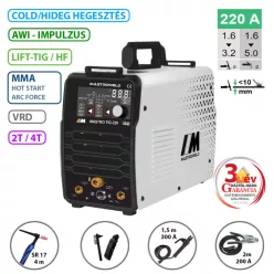 MASTRO TIG-220 DC LED hegesztő inverter (DC-AWI)