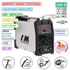 MASTRO TIG-250 DC COLD hegesztő inverter +  varrat tisztító
