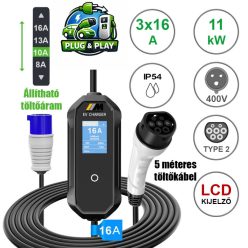 Mastroweld EVoCHARGE 11 kW töltő 5 m