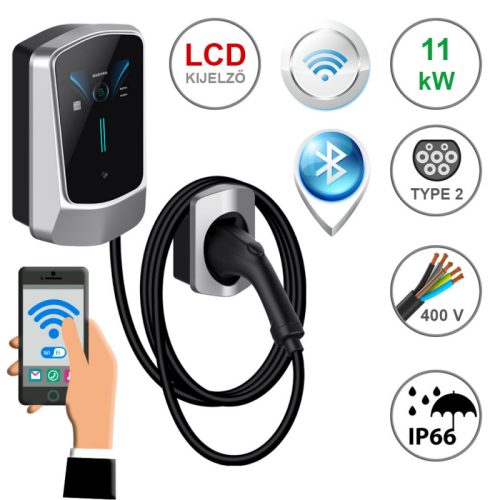 Q6 - 11.0 kW, Type2  EV töltő **