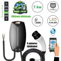 Mastroweld EVoCHARGE 7 kW fali töltő 5m **