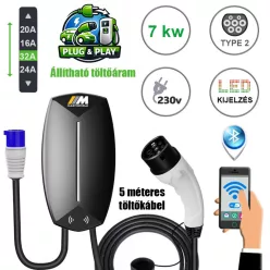 Mastroweld EVoCHARGE 7 kW fali töltő 5m **