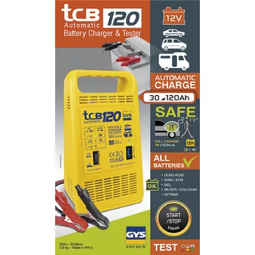 TCB 120 automata akkumulátortöltő