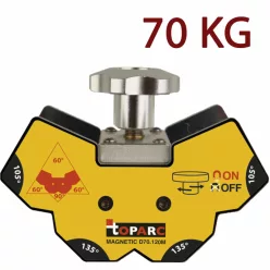   Mágneses szögbeállító (demagnetizálható) - 70 kg - GYS D70.120M