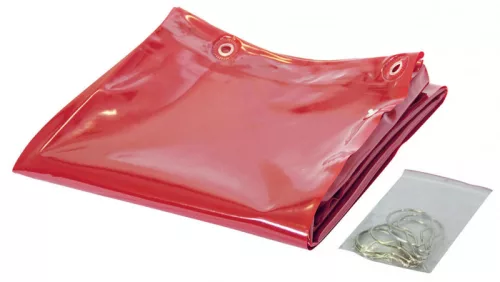 Hegesztő függöny 1.6x1.4m - narancssárga