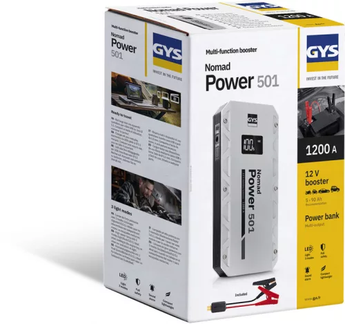 Nomad Power 501 lítiumion akkumulátoros indító