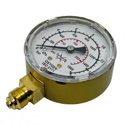 Manométer O2 63mm 16/10bar