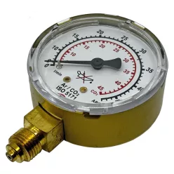 Manométer 32l/perc 63mm jelzés nélküli