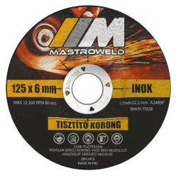 Tisztító korong 125x6,0mm Mastroweld