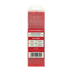 Wolfram elektróda 175 x 1,6 mm piros (ThO2 - 2%) MW