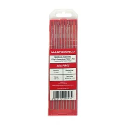 Wolfram elektróda 175 x 2,0 mm piros (ThO2 - 2%) MW