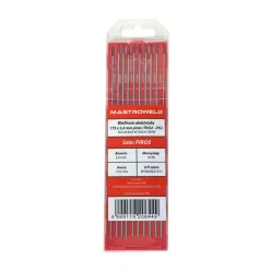 Wolfram elektróda 175 x 2,4 mm piros (ThO2 - 2%) MW