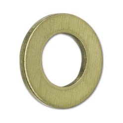 Sárgaréz lapos alátét M4