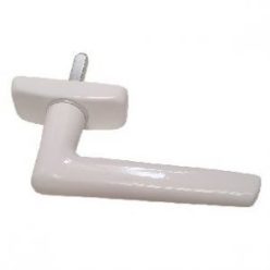 Erkélyajtókilincs fehér rejtett