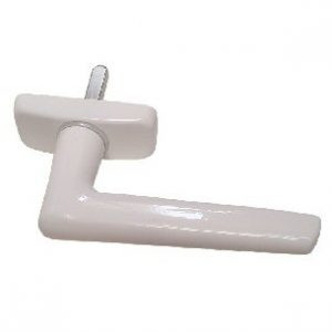 Erkélyajtókilincs fehér rejtett