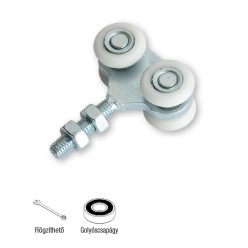 Úszókapu 4görgős  műanyag szerkezet 756NY.P