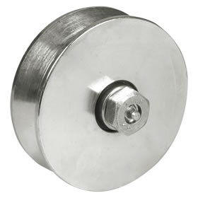 Tolókapu kerék 80mm,tengellyel "U"