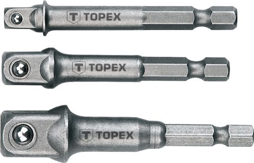 Topex bit-crova adapter készlet 3r.