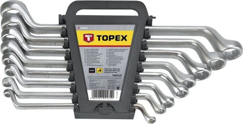 Topex 8 részes csillagkulcs készlet 6-22mm